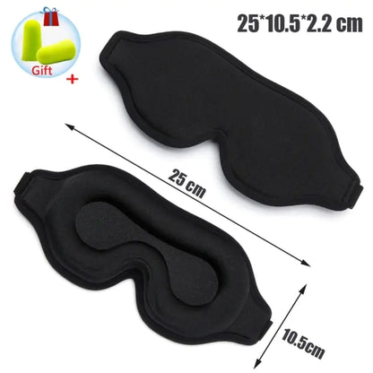 Memory Foam Silk Sleep Mask & Eye Patches