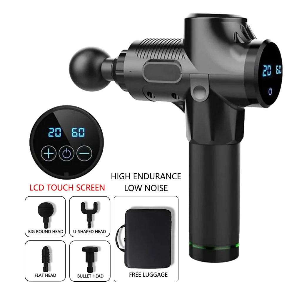 LCD Electric Body Massage Gun